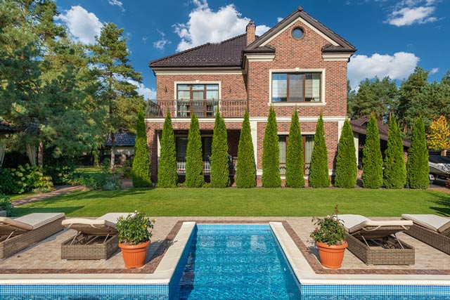 immobilier jardin et piscine